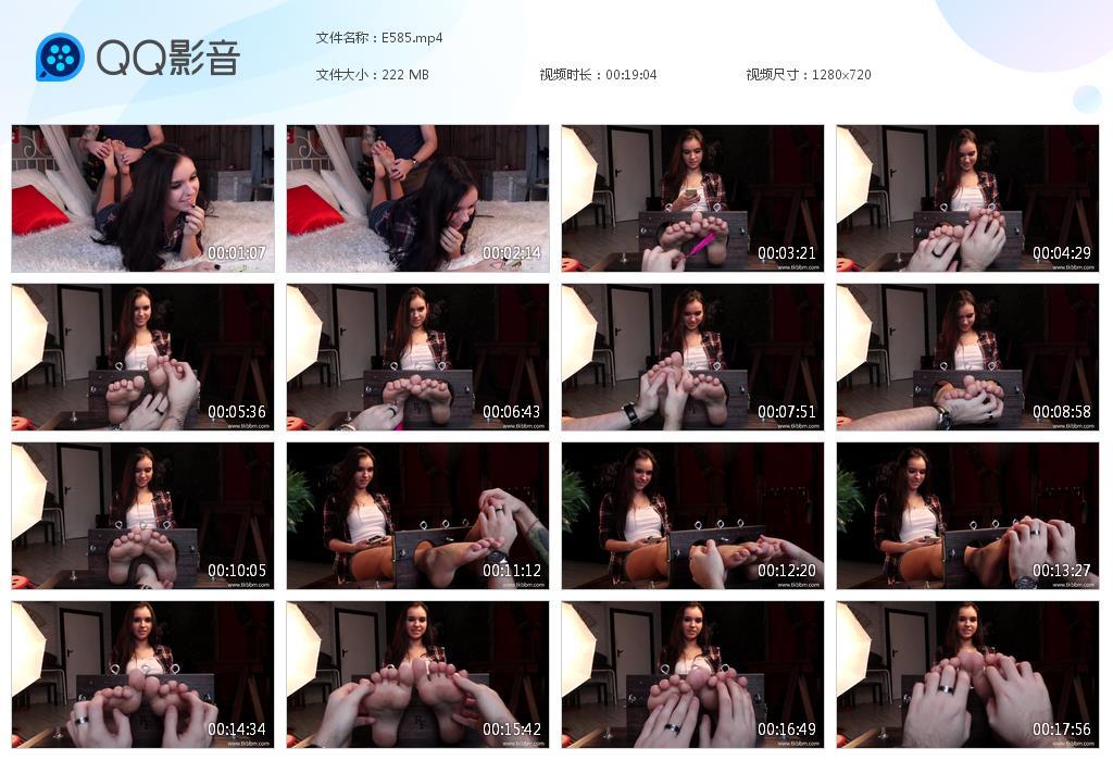 O.jpg Nyash Girl Foot Playing - E585  第1张