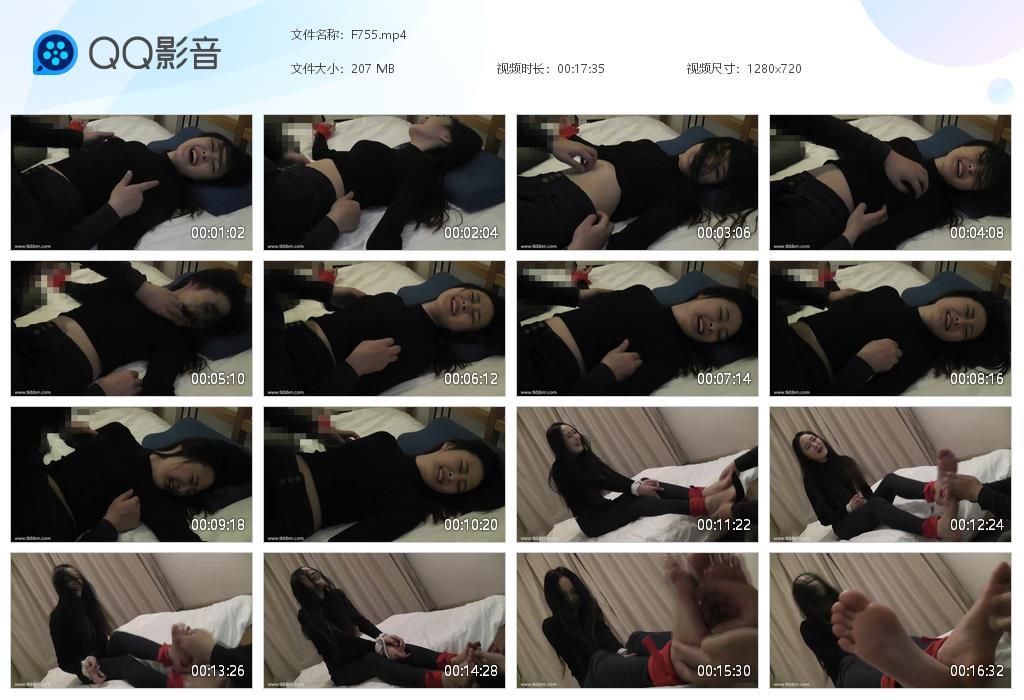 G.jpg 黑衣美女挠痒痒tk - F755  第1张